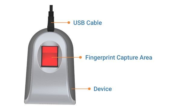 Mantra MFS 110 Fingerprint Scanner L 1 - Image 3