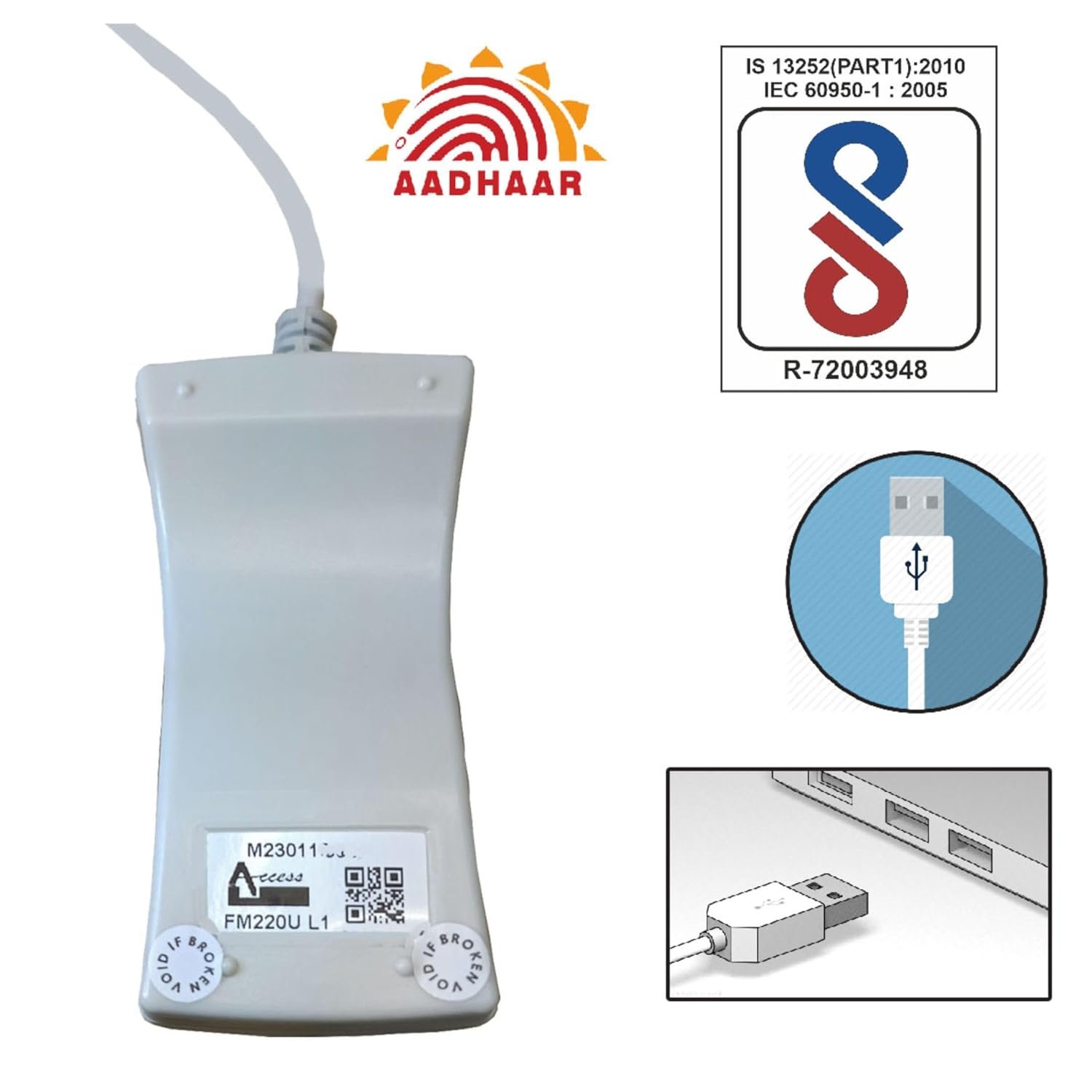Startek Fm220U L 1 Finger Print Scanner - Image 2