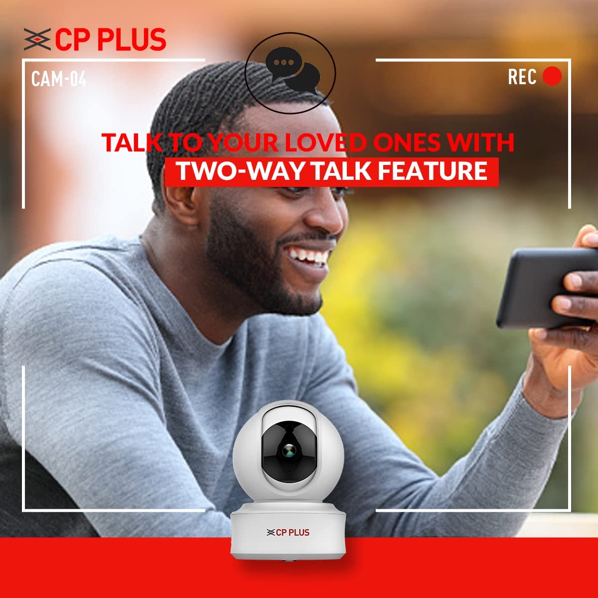 Cp Plus Wifi Camera 360 2.4 Mp - Image 2