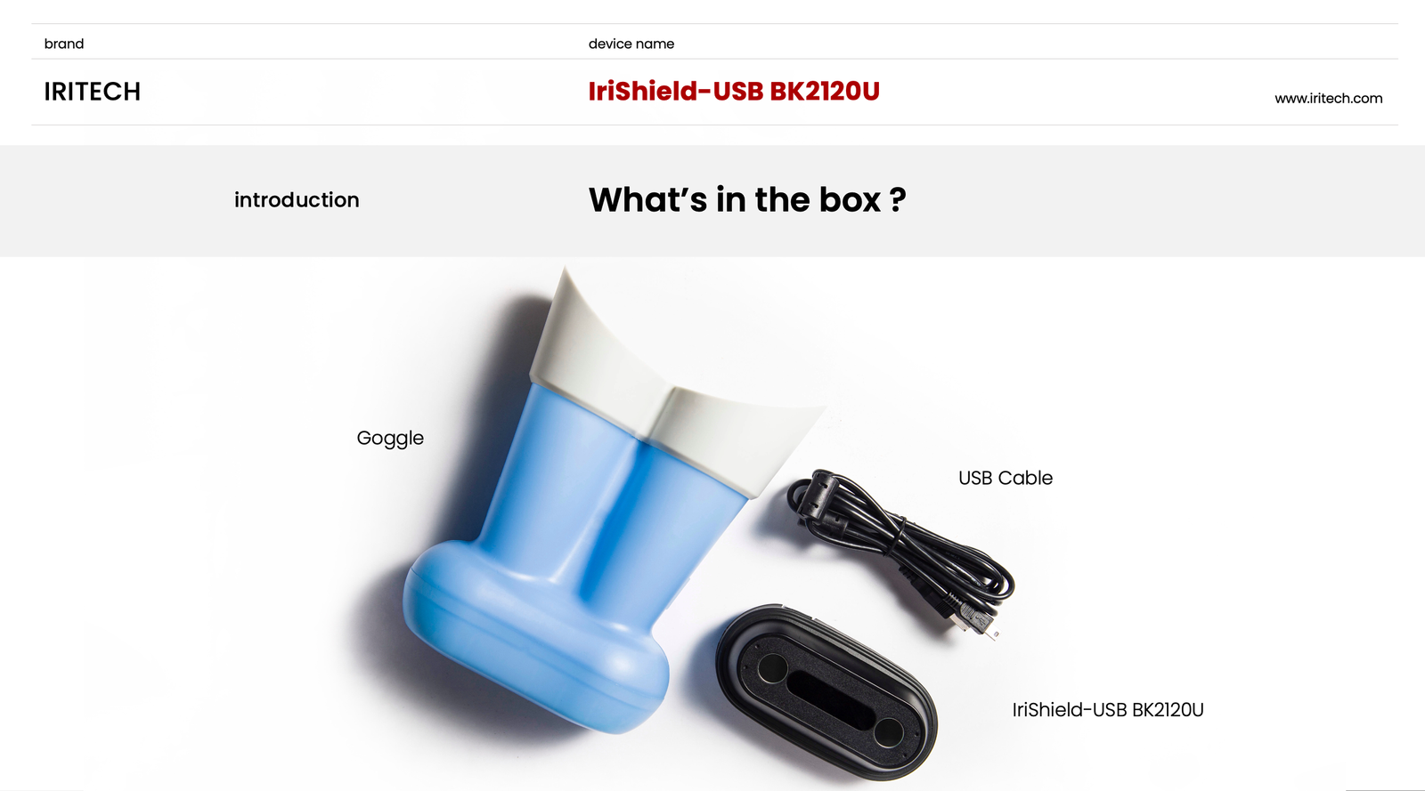 Iritech Dual iris Scanner - Image 4