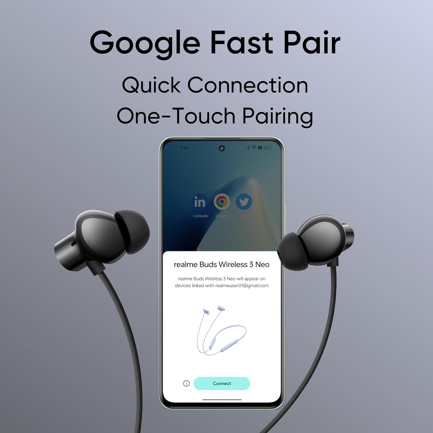 realme Buds Wireless 3 Neo in Ear Bluetooth Neckband with 13.4 Mm Dynamic Bass Boost Driver,Upto 32 Hours - Image 4