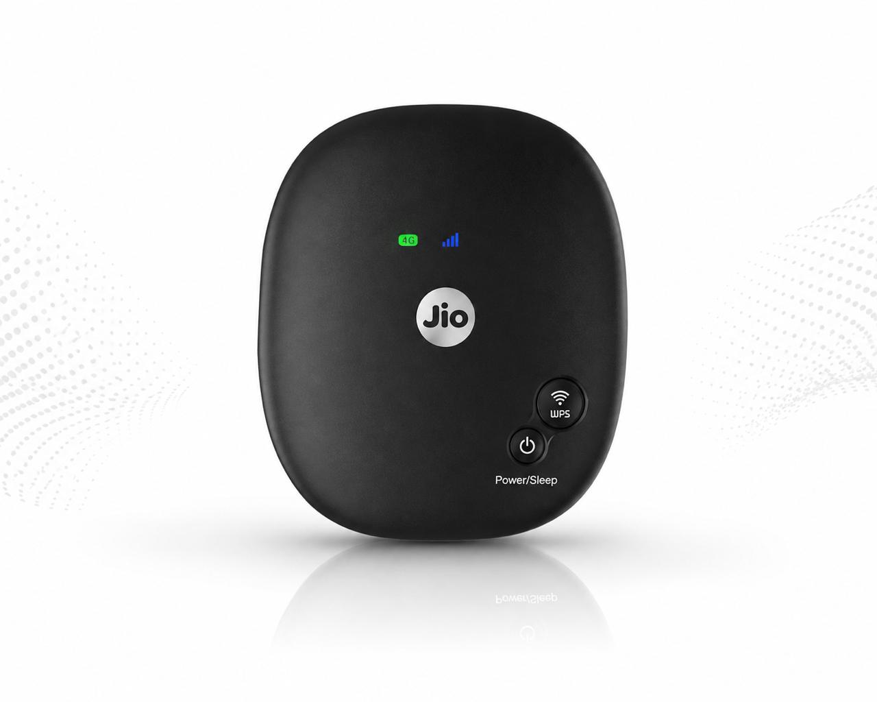 JioFi JMR1140 4G WiFi Hotspot – 150 Mbps 4G LTE Portable WiFi Router with Battery, Charger & Data Cable, Renewed